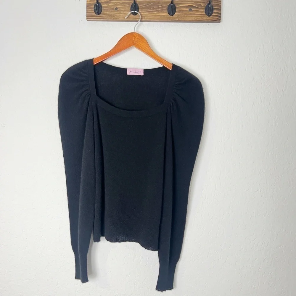 Jennifer Tyler Black Cashmere Sweater